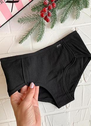 Трусики victoria’s secret pink оригінал сліпи шортики труси в рубчик вікторія сікрет