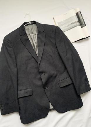 Пиджак, серый, темно серый, pierre cardin