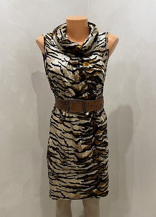 Плаття тигрове мелете оксамитове
