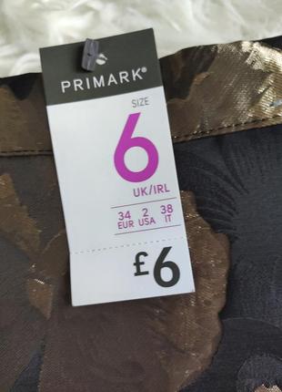 Новая юбка трапеция в цветочный принт primark4 фото