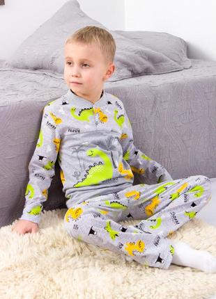 Хлопковая пижама с динозаврами3 фото
