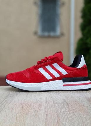 Чоловічі кросівки adidas zx 500 червоні / чоловічі кросівки