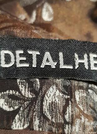 Жакет блейзер из тафты "detalhe" в цветочный принт (португалия)9 фото