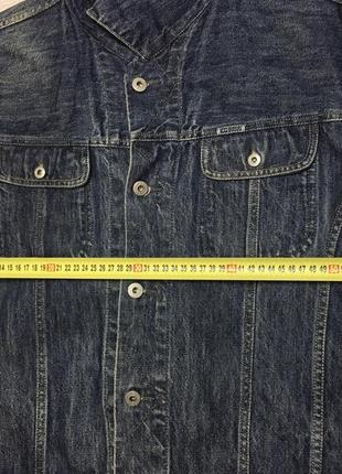 Italy крутая брендовая мужская винтаж джинсовая куртка diesel8 фото
