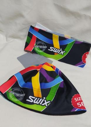 Спортивний комплект шапка і пов'язка swix unisex