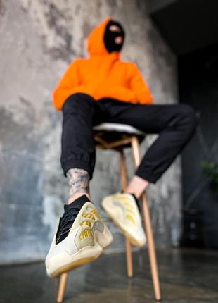 Чоловічі кросівки adidas yeezy boost 700 v3 "saflower" весна-осінь-літо демісезонні. фото в живу. топ5 фото