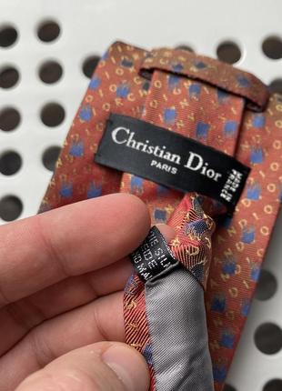 Галстук christian dior vintage8 фото