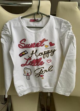 Білосніжний реглан 116 см 5