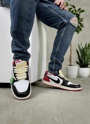 x Travis Scott Air Jordan 1 Low OG SP sneakers кросівки унікальний дизайн