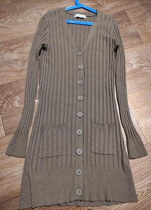 Кардиган 65%вовна xs s