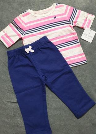 Костюм carter's футболка брюки штаны