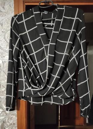 Блуза s клетка