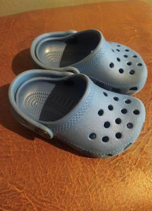 Crocs, тапочки, шлёпанцы, для хлопчика тапочки2 фото