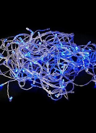 Світлодіодна гірлянда led 100 синя