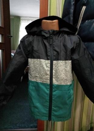 Надежная ветровка на флисе🌧️🏃 теплая на 4/5 лет george джорж