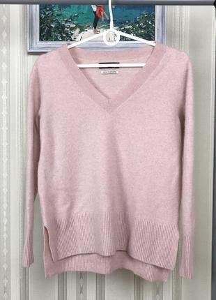 Кашеміровий рожевий светр f&f