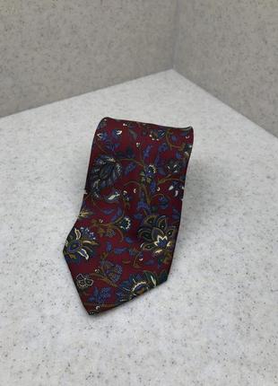 Оригінальний шовковий галстук loncchamp longchamp4 фото