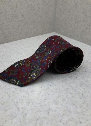 Оригінальний шовковий галстук loncchamp longchamp3 фото