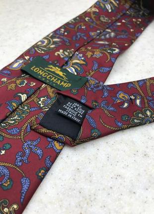 Оригінальний шовковий галстук loncchamp longchamp2 фото