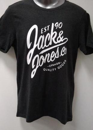 Футболка чоловіча, бавовна, річна, оригінальна, jack & jones, s, 21598