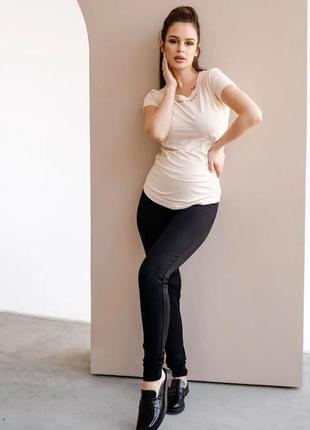 👑vip👑 штани для вагітних жіночі штани для вагітних бавовна7 фото
