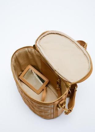 Стеганая сумка с плечевым ремнем zara2 фото