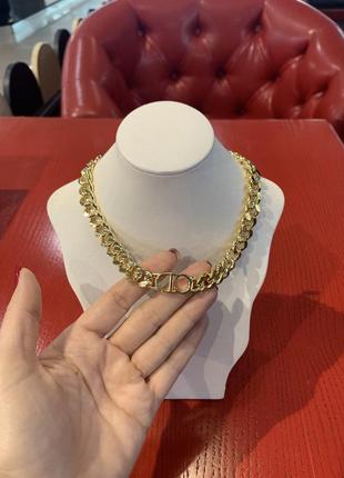 Подвеска-цепь, позолота