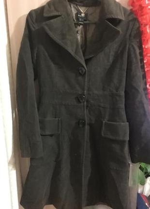 Шикарное теплое пальто mango suit