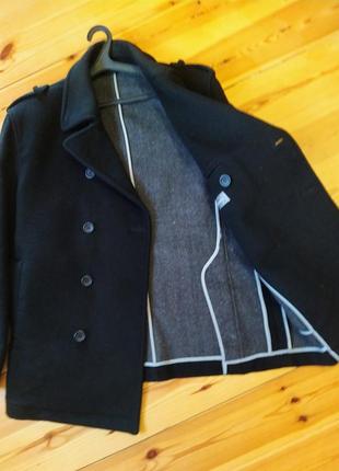 Мужское шерстяное пальто