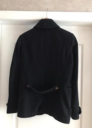 Пальто pull& bear темно синего цвета pull&bear размер с 4