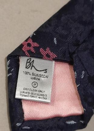 Новый 100% шелк брендовый  стильный гастук от bhs6 фото