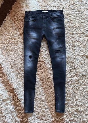 Джинсы zara man с крайних коллекций бренда оригинал