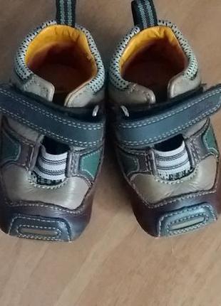 Мокасины clarks для самых маленьких,  натуральная кожа