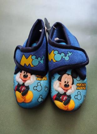Круті закриті тапочки міккі маус дісней 13.7-13.9+-см