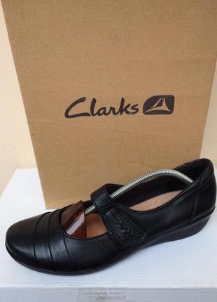 Clarks collection кожаные туфли балетки мокасины