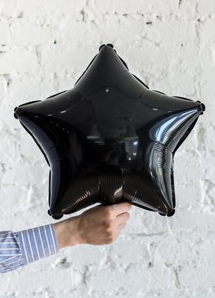Фольгированный шар звезда 45 см1 фото