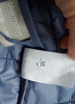 Шикарна легка демі куртка пуховик blue motion р. 44-469 фото