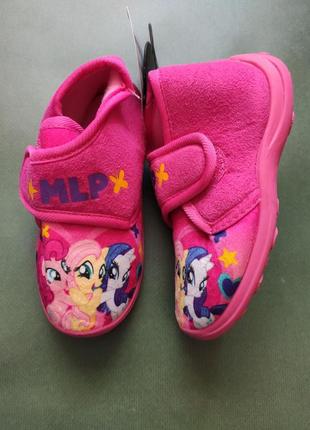 Крутые закрытые тапочки пони  дисней р.23,24,25,26