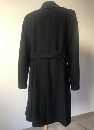 Черное пальто (шерсть) оригинал2 фото