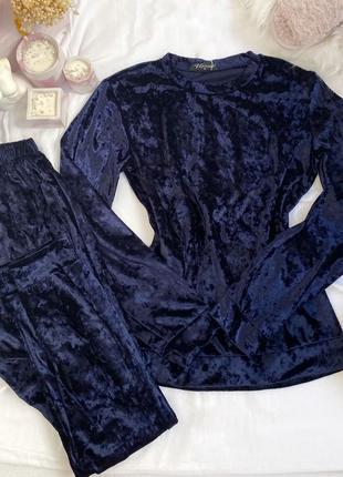 Женская велюровая пижама. женский домашний костюм мраморный велюр, велюровый комплект для дома