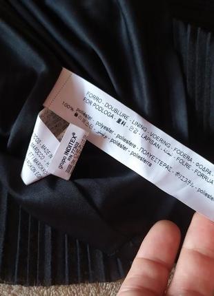 Шикарное чёрное плиссированное длинное платье пышная юбка открытая спина8 фото