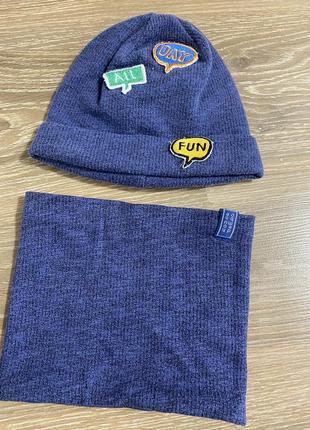 Комплект шапка и хомут