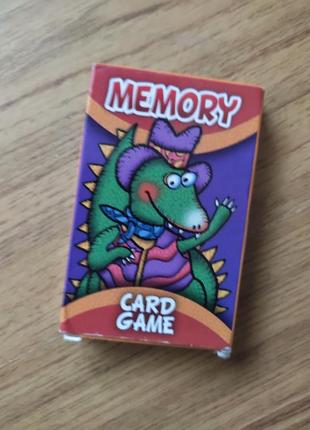 Дитяча карткова гра меморі розвиває пам'ять