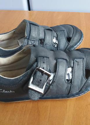 Мокасини clarks натуральна шкіра, устілка 16,5 см