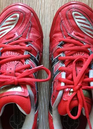 Кроссовки asics оригинал euro 37.5 (23.5 см) кросівки червоні рефлективні2 фото