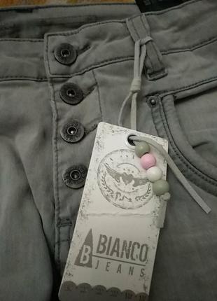 Джинсы  крем bianco jeans 👖 r-346 фото