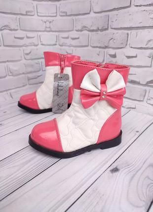 Уцінка, черевики весна-осінь на дівчинку сапожечки демі