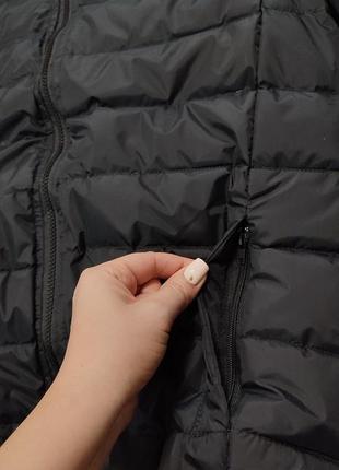 Демисезонная куртка р. м на весну осень черный мужской микро пуховик4 фото