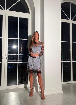 Шикарное нарядное платье