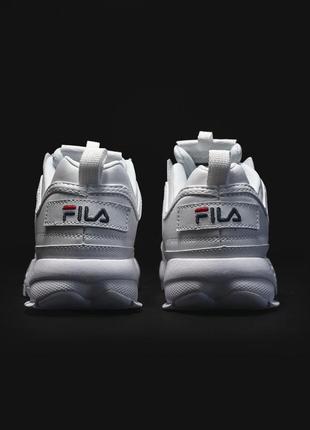 Кросівки шкіряні fila disruptor 2 white4 фото